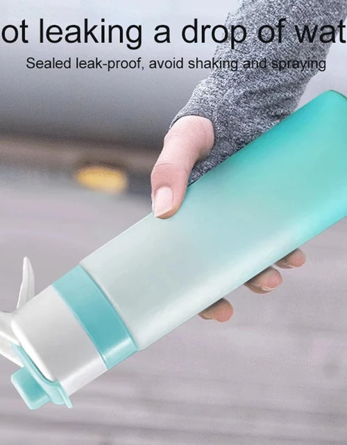 Load image into Gallery viewer, Spray Water Bottle for Girls Outdoor Sport Fitness Water Cup Large Capacity Spray Bottle Drinkware Travel Bottles Kitchen Gadgets
