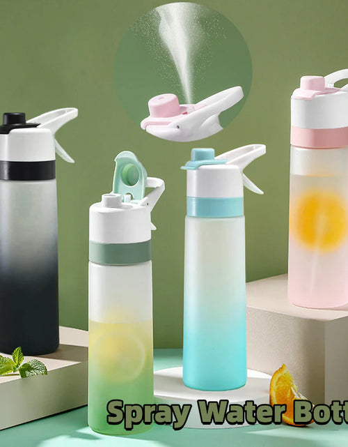 Load image into Gallery viewer, Spray Water Bottle for Girls Outdoor Sport Fitness Water Cup Large Capacity Spray Bottle Drinkware Travel Bottles Kitchen Gadgets
