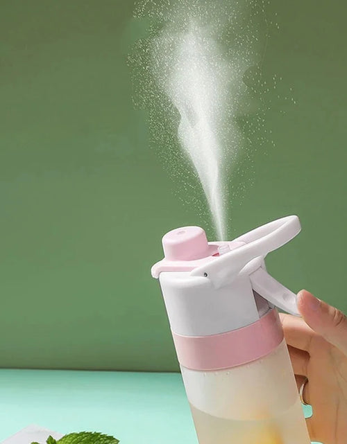 Load image into Gallery viewer, Spray Water Bottle for Girls Outdoor Sport Fitness Water Cup Large Capacity Spray Bottle Drinkware Travel Bottles Kitchen Gadgets
